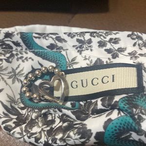 Authentic Gucci open heart ring